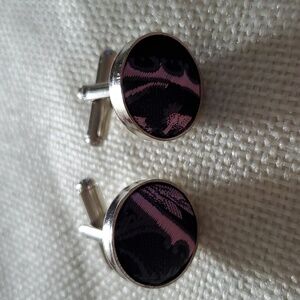 Microfiber Men's Cufflinks